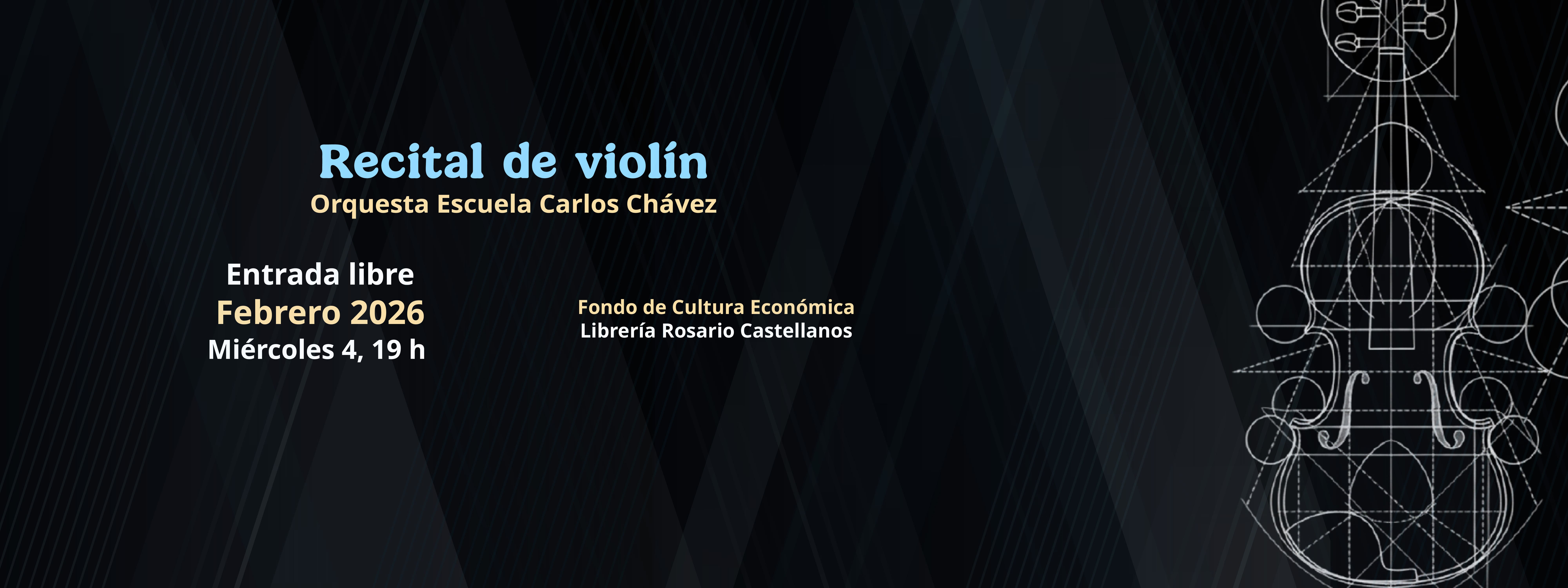 Recital de violín